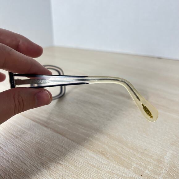Oliver Peoples Freya CRY/BK Sunglasses FRAMES ONLY Translucent Gray 57-18-135 main image 14